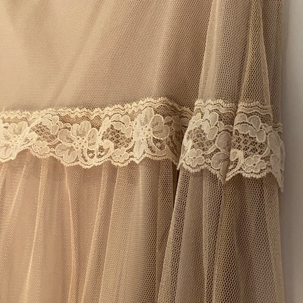 Speechless Tan Lace Skirt size Small - Picture 5 of 6